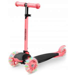 Ricokids Loco 765108 LED scooter with adjustable handlebar, pink and black - Kids' Scooter