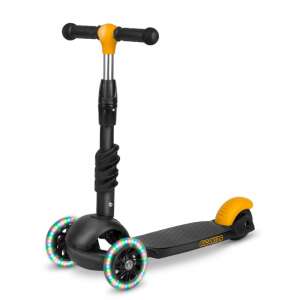 Ricokids Cubi 765500 3 in 1 scooter with LED wheels, black and orange - Kids' Scooter