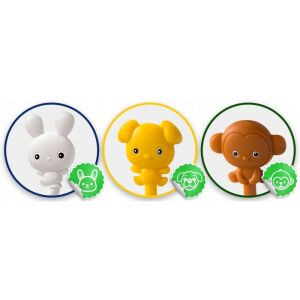 Ricokids sensory toy animal figures: rabbit, dog, monkey - Babies & Toddler