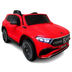 Red Mercedes Benz EQA 250 Electric Ride-On Car for Toddlers, Front View - R-Sport
