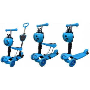 R-Sport H3 5-in-1 blue scooter for kids, convertible tricycle and scooter - R-Sport