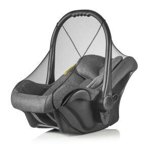 Reer BiteSafe 87011 Insect Net for Baby Carriers and Car Seats, Mosquito Protection, 0+ months, Black 116945869 - Stroller Mosquito Net