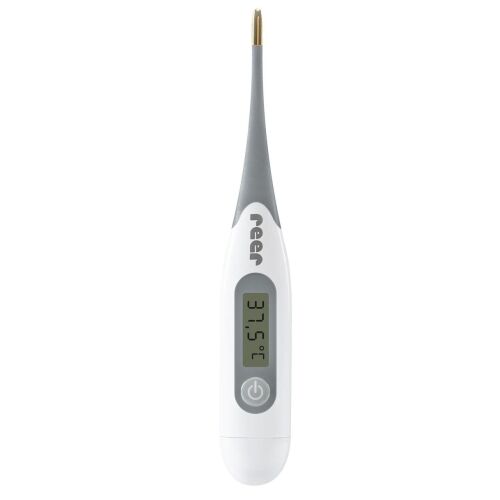 Antiallergen Digital Medical Thermometer with Flexible Tip and 10-Second Measurement, MCT ExpressTemp 98112