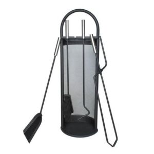 PremiumLux 5-in-1 Fireplace Tool Set - Fireplace & Stove