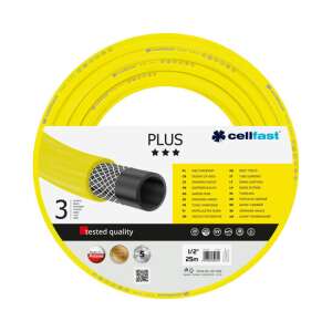 Furtun de grădină Cellfast Plus 3 straturi, 1 inch, 25 metri, galben - Irigare