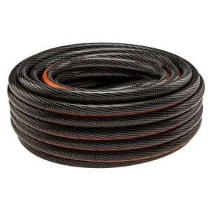 NEO 20m 1/2 inch garden hose, anti-twist, 6 layers, black and orange - Garden