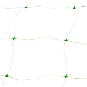 Prim-plan cu plasă de susținere a plantelor din PVC pentru plante cățărătoare, ochiuri de 13x13 cm - Plase pentru plante