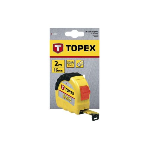 TOPEX Ergo Mérőszalag - Acél - 2m x 16mm 116335158