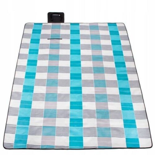 Springos Picnic Blanket, Blue Checkered, 200x240 cm 116946384