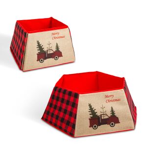 Two Karácsonyfa Állványfedél - Filc - 55x26 cm Christmas tree stand covers - Christmas tree stand