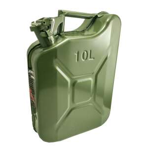 10L metal fuel can, green, Mercaton - Garden