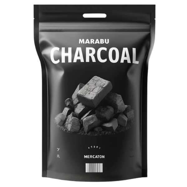 Marabou Wood Charcoal, min. 4 hour burn time, 4 kg