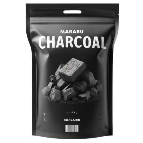 Marabu Charcoal 4kg bag, long burning charcoal for grilling and smoking