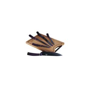 Berlinger Haus Purple Eclipse 6-piece knife set with bamboo cutting board - Kitchen Knife