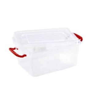 Select 16-liter rectangular food storage container with red handles - Sterk