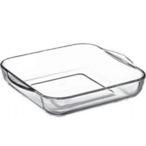 Borcam 2 Liter Glass Baking Dish with Handles - Bakeware