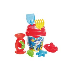 Homokozó Játékkészlet 8 részes, including bucket, shovel, rake, and molds - Sandbox Toy