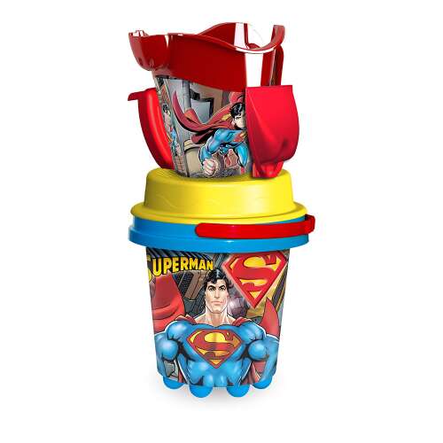 5 részes kancsós Homokozó készlet - Superman #piros-kék 32455217