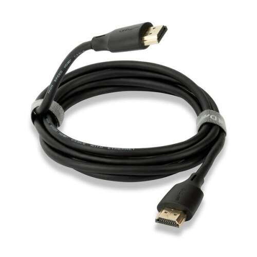 QED Connect HDMI kábel, 2.0 verzió, 4K 18 Gbps, fekete, nagy sebességű, ethernettel