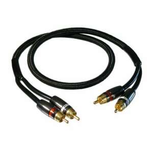 Gladen Audio GA-RCA High End RCA Cinch Kábel - 2 db 105359011 - RCA kábel