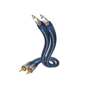 Inakustik 00404007 0,75m 2x RCA Kék Audio Kábel - RCA kábel