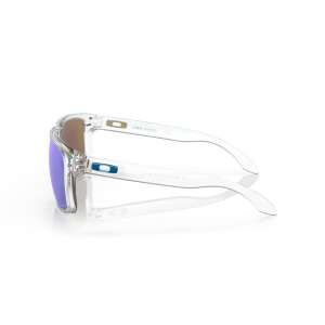 Ochelari de soare Oakley Holbrook XL cu ramă transparentă și lentile polarizate Prizm Sapphire Iridium - Ochelari de soare pentru barbati