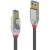 Lindy 36662 USB 3.2 Gen 1 (3.1 Gen 1) USB A - USB B kábel, 2 méter, szürke