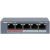 Switch PoE Hikvision cu 5 porturi, vedere frontală
