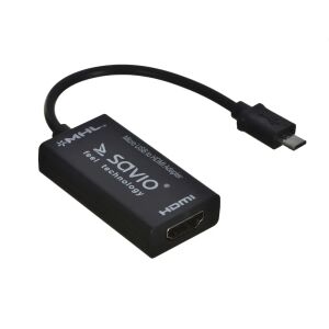 Adapter Savio CL-32 Micro USB do HDMI, adapter MHL - Konwerter HDMI