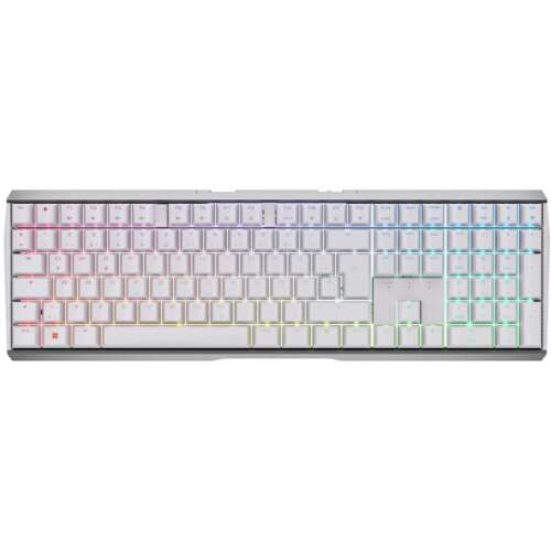 Безжична RGB клавиатура CHERRY MX 3.0S, бяла, QWERTZ немска подредба