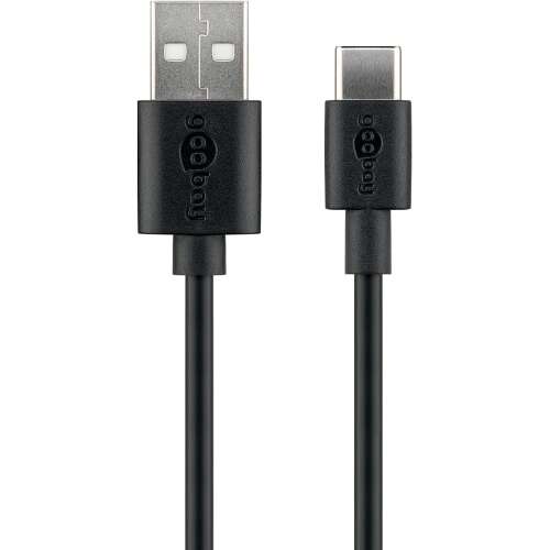 Goobay 59124 USB-C auf USB Kabel, 3 Meter, schwarz