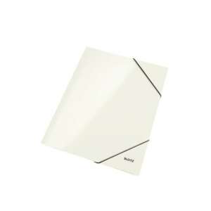 LEITZ Wow A4 15mm white elastic folder, front view - File organization