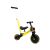 3IN1 Dreirad, Laufrad und Schiebedreirad in Gelb und Schwarz
