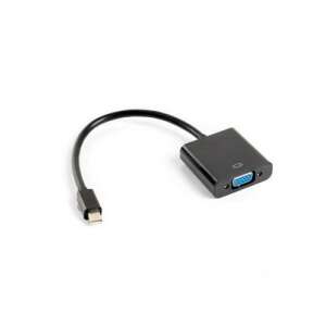 Cablu adaptor Lanberg mini DisplayPort - VGA, 20cm, negru - Convertoare DisplayPort