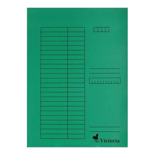 VICTORIA A4 karton zöld pólyás dosszié 56001989