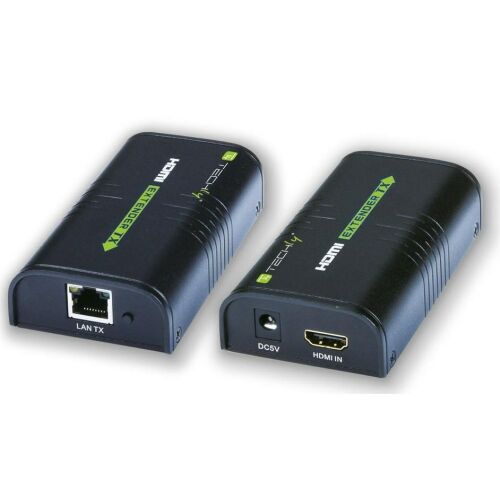 Vysielač a prijímač Techly HDMI Extender over IP