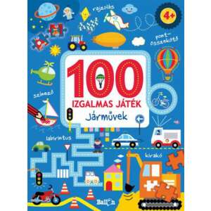 100 izgalmas játék - Járművek 45501562 Gyermek könyvek - Jármű