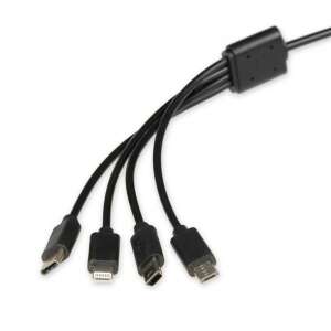 iBOX IKUM4W1 USB 2.0 60cm fekete átalakító kábel 56141852 