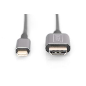 DIGITUS DA-70821 1.8m /s1x USB Typu C 1x HDMI 141363398 - Digitus Kabel HDMI