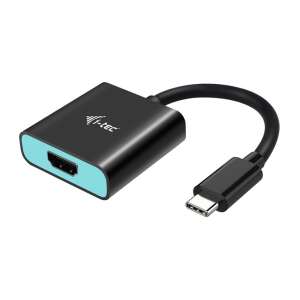 Kabel adaptera i-tec C31HDMI60HZP USB-C do HDMI, czarny i turkusowy - Konwerter VGA