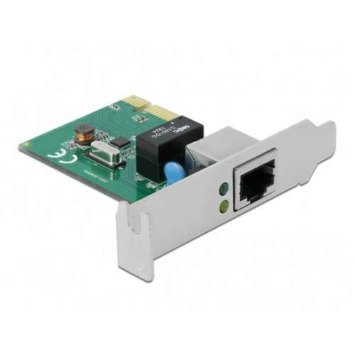DELOCK PCI-E x1 Vezetékes hálózati Adapter, 1x Gigabit LAN RTL8111