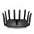 TP-Link Archer AX80 Wi-Fi 6 router, fekete, elülső nézet