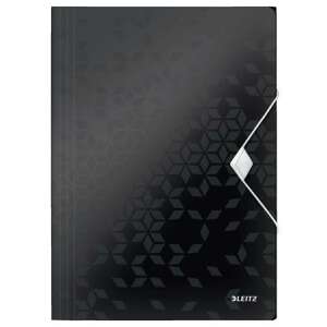 LEITZ Wow A4 black elastic folder - Elastic folder