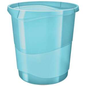 ESSELTE Colour Ice 14 liter blue transparent plastic trash can - Felmosó, Clothes Dryer, Trash can, Paper Towel and Household wipes