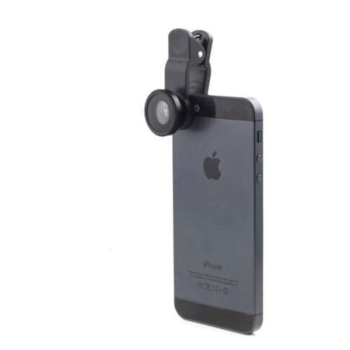 Kikkerland US110-A-EU 3 az 1-ben telefonlencse készlet, széles látószögű, makró, halszem