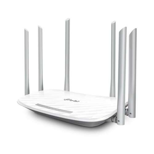 TP-LINK Archer C86 AC1900 Dual Band vezeték nélküli router elülső nézet, antennákkal