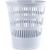 White Mesh Waste Paper Basket 12L