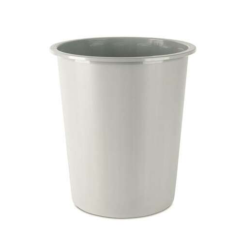 Donau 14 liter grey plastic trash can