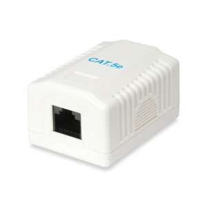 Equip Fali doboz - 235113 (1 port, Cat5e, UTP, fehér)