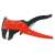 Gembird T-WS-01 Kabelabisolierer, rot-schwarzer Kabelabisolierer, Kabelabisolierzange, Kabelabisolierwerkzeug